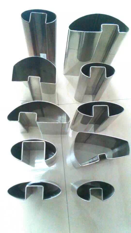 不銹鋼異形凹槽扶手管 13929951112 不銹鋼異形凹槽扶手管 13929951112